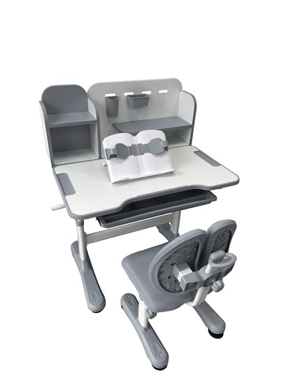Растущий стол и стул Vivo Grey FUNDESK в Стерлитамаке - изображение 2