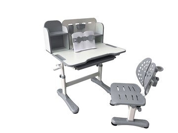 Растущий стол и стул Vivo Grey FUNDESK в Стерлитамаке - предосмотр