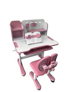 Парта растущая + стул Vivo Pink FUNDESK в Салавате - предосмотр 2