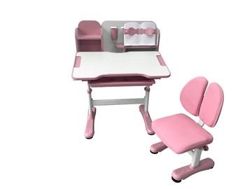 Парта растущая + стул Vivo Pink FUNDESK в Салавате - предосмотр 3