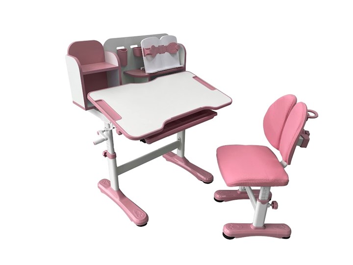 Парта растущая + стул Vivo Pink FUNDESK в Стерлитамаке - изображение 5