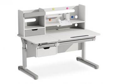 Детский стол-трансформер Mealux Electro 730 + надстройка, Серый в Уфе