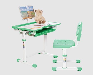 Детский стол-трансформер RIFFORMA SET-17A, зеленый в Уфе