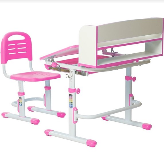 Растущий стол SET HOLTO-26 с надстройкой (розовый) в Стерлитамаке - изображение 11