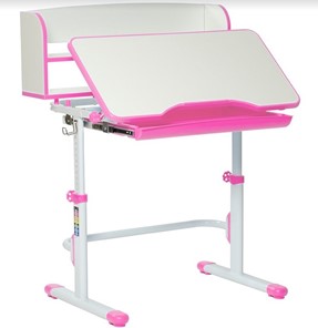 Растущий стол SET HOLTO-26 с надстройкой (розовый) в Стерлитамаке - предосмотр 12