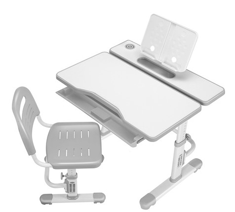 Растущая парта и стул Botero grey в Уфе - изображение
