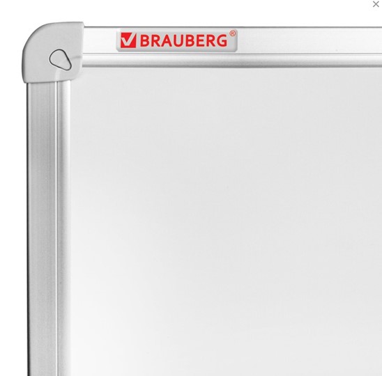 Доска магнитная настенная BRAUBERG 90х120 см, алюминиевая рамка в Уфе - изображение 4