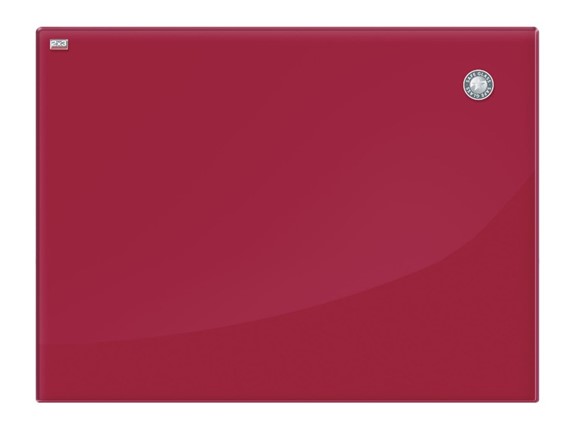 Магнитная стеклянная доска для рисования 2х3 OFFICE TSZ86 R, 60x80 см, красная в Стерлитамаке - изображение