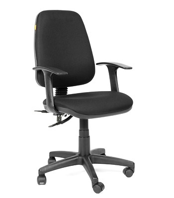 Офисное кресло CHAIRMAN 661 Ткань стандарт 15-21 черная в Уфе - изображение