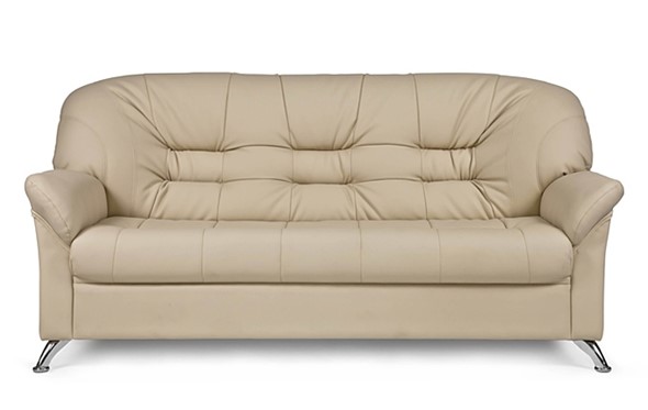 Прямой диван Парм трехместный, экокожа в Уфе - изображение