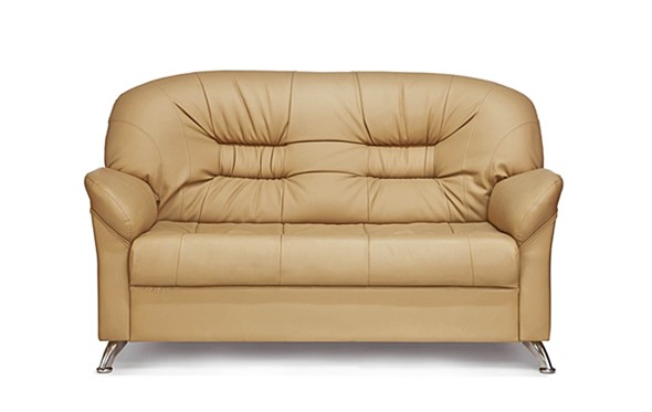 Прямой диван Парм двухместный, экокожа в Стерлитамаке - изображение