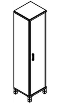 Шкаф Born В-702.1 L/R 475х450х2054 мм в Стерлитамаке - изображение